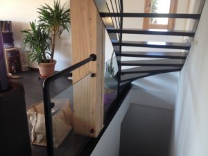 escalier 1/4 tournant 2 limons