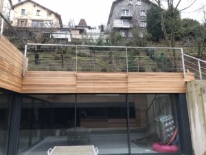 garde corps pour terrasse