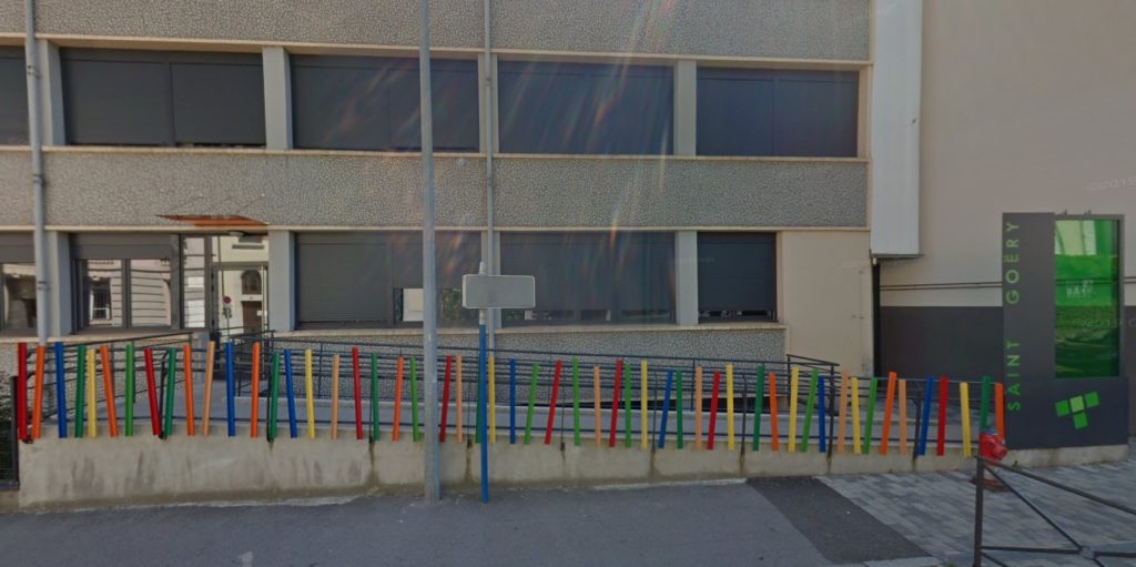 Garde corps sur accès PMR de l'école Saint Goëry à Epinal